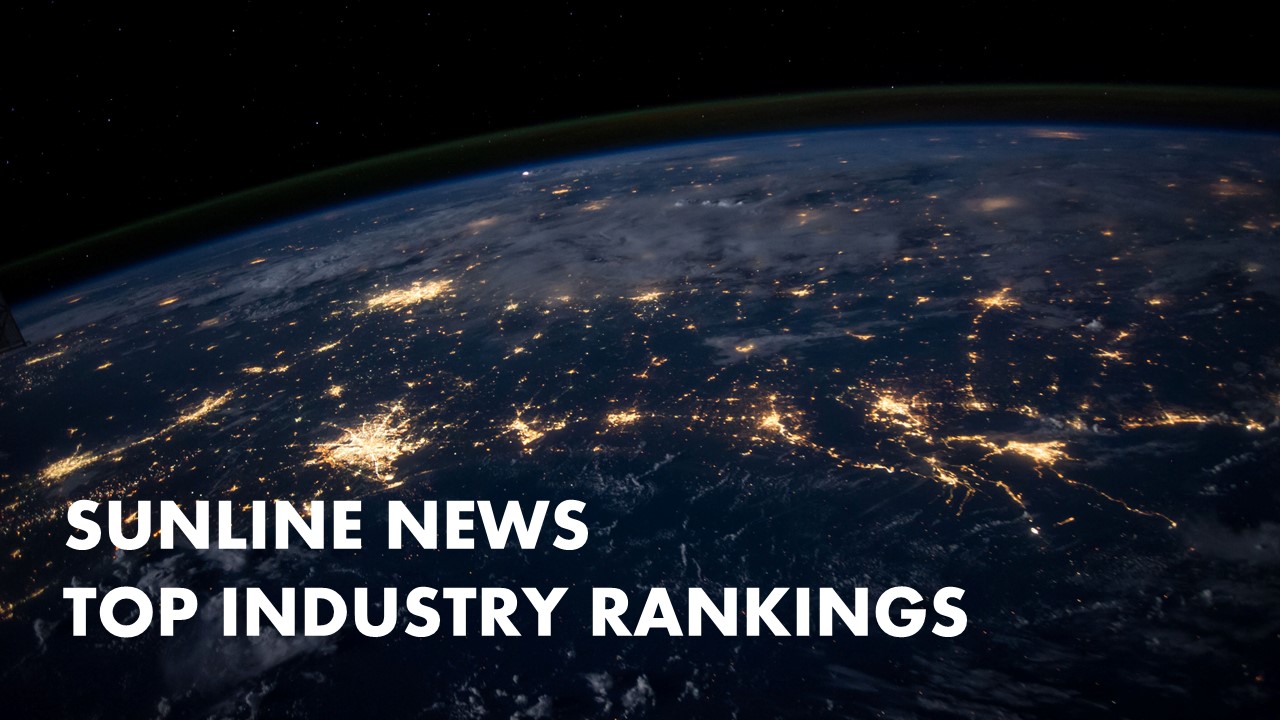 Sunline Listed in Two Impactful Industry Rankings in China