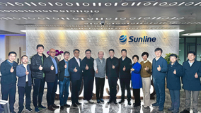 Hangzhou Dianzi University Delegation Visits Sunline for Exchange and Collaboration